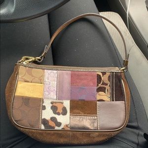 Vintage coach patch purse